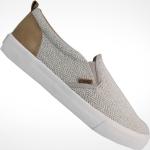 Hellgraue Djinns Slip-on Sneaker ohne Verschluss aus Leder leicht für Kinder Größe 40 für den für den Sommer 