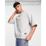 Graue Kurzärmelige DKNY Active Herrensweatshirts Größe XL für den für den Herbst 