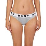 DKNY Damen Cozy Boyfriend Unterwsche im Bikini-Stil, Heather Gray/White/Black, X-Large