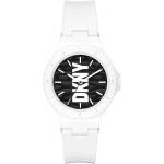 Weiße DKNY Damenarmbanduhren 
