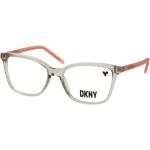 Graue DKNY Quadratische Kunststoffbrillen für Damen 