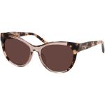 Braune DKNY Sonnenbrillen mit Sehstärke aus Kunststoff für Damen 