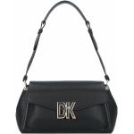 Reduzierte Schwarze DKNY Lederhandtaschen aus Leder für Damen 