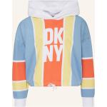 Hellblaue DKNY Kinderhoodies & Kapuzenpullover für Kinder aus Baumwolle Größe 164 
