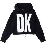 Reduzierte Schwarze Unifarbene DKNY Kinderhoodies & Kapuzenpullover für Kinder aus Baumwolle für Mädchen Größe 116 