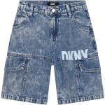 Reduzierte Blaue DKNY Jeans Shorts für Kinder aus Denim für Jungen Größe 152 