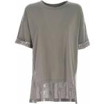 Reduzierte Graue Kurzärmelige DKNY T-Shirts für Damen Größe S für den für den Sommer 
