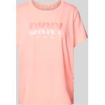 Rosa DKNY T-Shirts aus Baumwollmischung für Damen Größe S 