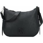 Reduzierte Schwarze DKNY Lederhandtaschen aus Leder für Damen 