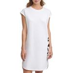 Weiße Casual DKNY Women Shirtkleider mit Meer-Motiv für Damen Größe L für Partys 
