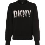 Schwarze Streetwear DKNY Rundhals-Ausschnitt Damensweatshirts Größe XS 