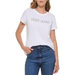 Silberne DKNY Women T-Shirts für Damen Größe S 