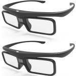 Schwarze 3D Brillen wiederaufladbar 