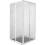 Weiße Duschschiebetüren aus Plexiglas 
