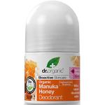 Dr. Organic Manuka Honig Deodorant, aluminiumfrei, Herren, Damen, natürlich, vegetarisch, tierversuchsfrei, paraben- und SLS-frei, biologisch, 50ml