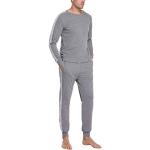 Gestreifte Pyjamas lang für Herren Größe S 2-teilig für den für den Winter 