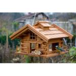 Hellbraune Quadratische Vogelhäuser zum Aufhängen aus Holz 