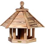 Rustikale Dobar Vogelhäuser mit Ständer aus Holz 