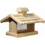 Braune Dobar Vogelhäuser mit Ständer aus Holz 