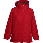 Reduzierte Rote Wasserdichte Winddichte Dobsom Kapuzenmäntel aus Polyester mit Kapuze für Damen Größe S 