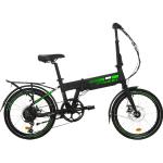 DOCGREEN E-Faltrad 20' Urbanbike (Laufradgröße: 20 Zoll, Rahmenhöhe: 30 cm, Unisex-Rad, 252 Wh, Schwarz)