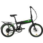 DOCGREEN E-Faltrad 20" Urbanbike (Laufradgröße: 20 Zoll, Rahmenhöhe: 30 cm, Unisex-Rad, 252 Wh, Schwarz)