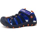 Marineblaue Dockers by Gerli Outdoor Schuhe mit Klettverschluss in Breitweite aus Textil für Kinder Größe 29 mit Absatzhöhe bis 3cm 
