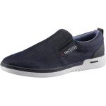 Marineblaue Dockers by Gerli Runde Slip-on Sneaker ohne Verschluss in Normalweite aus Textil leicht für Herren 
