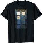Schwarze Doctor Who Tardis T-Shirts für Herren Größe S 