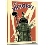 Doctor Who Poster Leinwandbild Auf Keilrahmen - Daleks, Zum Sieg (80 x 60 cm)