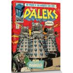 Doctor Who Poster Leinwandbild Auf Keilrahmen - The Daleks Comic (80 x 60 cm)