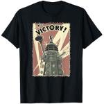 Schwarze Doctor Who T-Shirts für Herren Größe S 