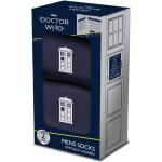 Doctor Who 'Tardis' Socken Box Set (Einheitsgröße = UK 7-11) - NEU & OFFIZIELL