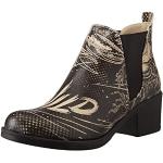 Bunte DOGO Vegane Runde Ankle Boots & Klassische Stiefeletten aus Kunstleder leicht für Damen Größe 37 