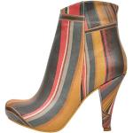 Bunte DOGO Vegane Ankle Boots & Klassische Stiefeletten aus Kunstleder für Damen Größe 37 für den für den Winter 