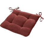 Rote DOHLE & MENK Quadratische Stuhlkissen aus Polyester 40x40 