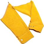 Gelbe Schweißerhandschuhe aus Rindsleder für Damen 