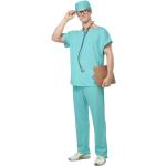 Blaue California Scrubs Arzt-Kostüme für Herren Größe XL 
