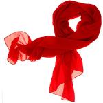 Rote Elegante Seidentücher aus Seide für Damen Größe XXL für den für den Sommer 