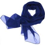 Royalblaue Elegante Seidentücher aus Seide für Damen Größe XXL für den für den Sommer 