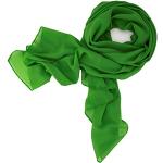 Grüne Unifarbene Elegante Multifunktionstücher & Schlauchtücher aus Chiffon für Damen Größe XXL für den für den Sommer 