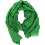 Grüne Unifarbene Chiffonschals aus Chiffon für Damen für den für den Sommer 