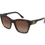 Dolce & Gabbana 0DG4384 Damen-Sonnenbrille Vollrand Eckig Acetat-Gestell, braun