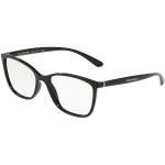 Schwarze Rechteckige Brillenfassungen aus Kunststoff für Herren 