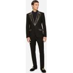 Schwarze Elegante Dolce & Gabbana Dolce Businesskleidung mit Knopf aus Wolle für Herren Größe XL 3-teilig 
