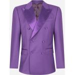 Violette Dolce & Gabbana Dolce Businesskleidung mit Knopf aus Wolle für Herren Übergröße 