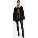 Dolce & Gabbana Blazer - Jacke aus Kunstfell schwarze Fuchs-Optik Schwarz female 44