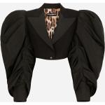 Schwarze Dolce & Gabbana Dolce Mini Kurzjacken & Cropped-Jackets mit Knopf aus Taft für Damen Größe M für den für den Sommer 