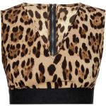 Reduzierte Beige Dolce & Gabbana Dolce V-Ausschnitt Taillengürtel aus Seide für Damen Größe M für den für den Sommer 