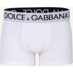 Reduzierte Weiße Dolce & Gabbana Dolce Herrenboxershorts aus Jersey enganliegend Größe S 